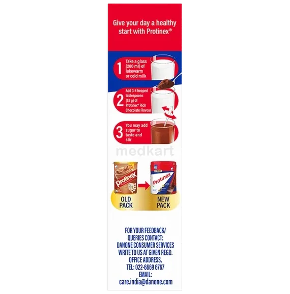 protinex rich chocolate powder 230 gm